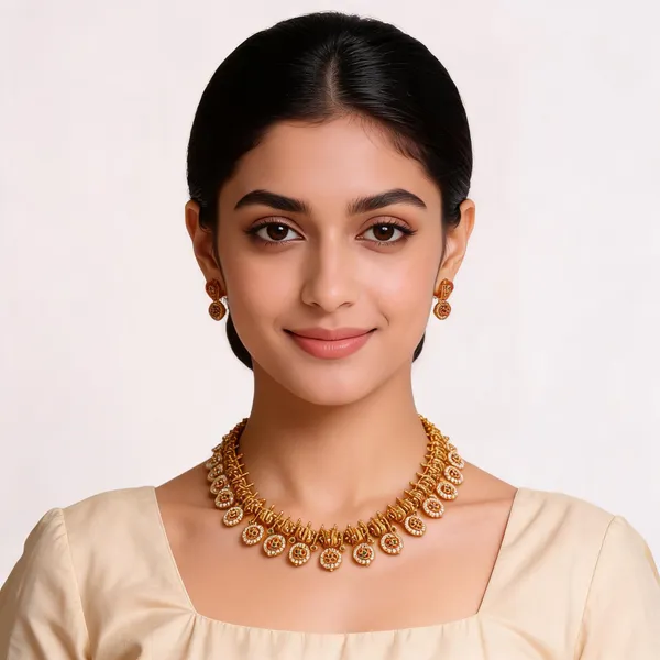 Gold_Alloy_Necklace_Set_For_Women