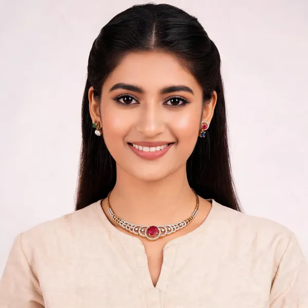 Gold_Alloy_Necklace_And_Earring_Set_For_Women