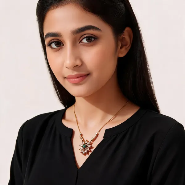 Gold_Alloy_Pendant_Necklace_For_Women