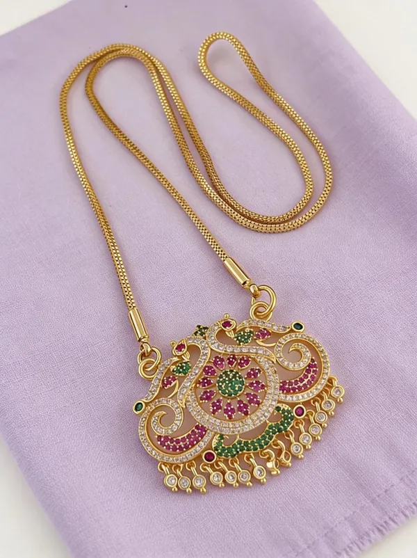 Gold_Tone_Embellished_Pendant_Necklace_for_Women