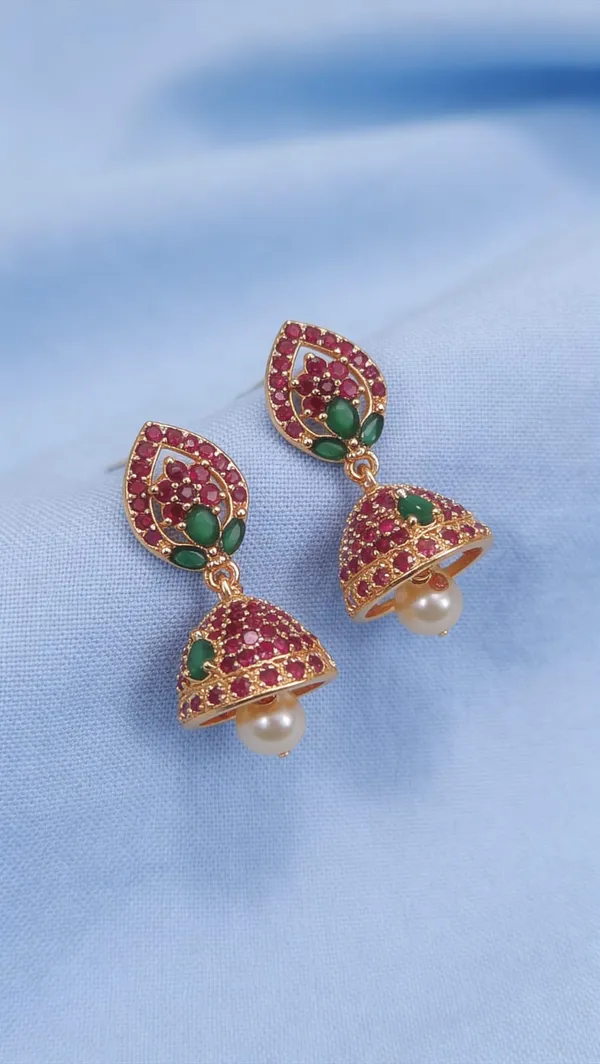 Red_Gold_Tone_Jhumka_Earrings_for_Women