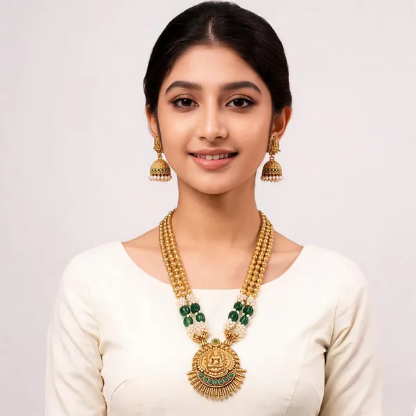 Gold_Alloy_Temple_Necklace_Set_For_Women
