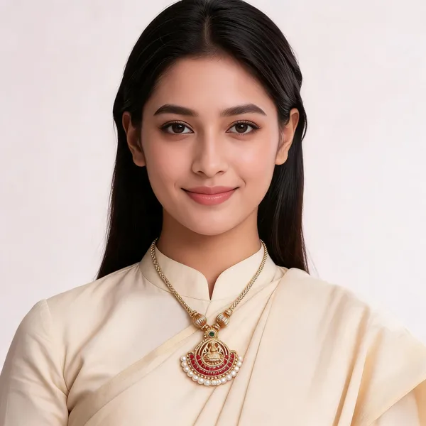 Gold_Alloy_Pendant_Necklace_For_Women