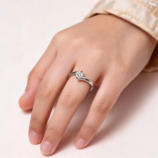 Gold_And_Green_Stainless_Steel_Ring_For_Women
