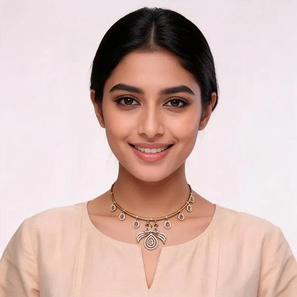 Silver_Alloy_Statement_Necklace_For_Women