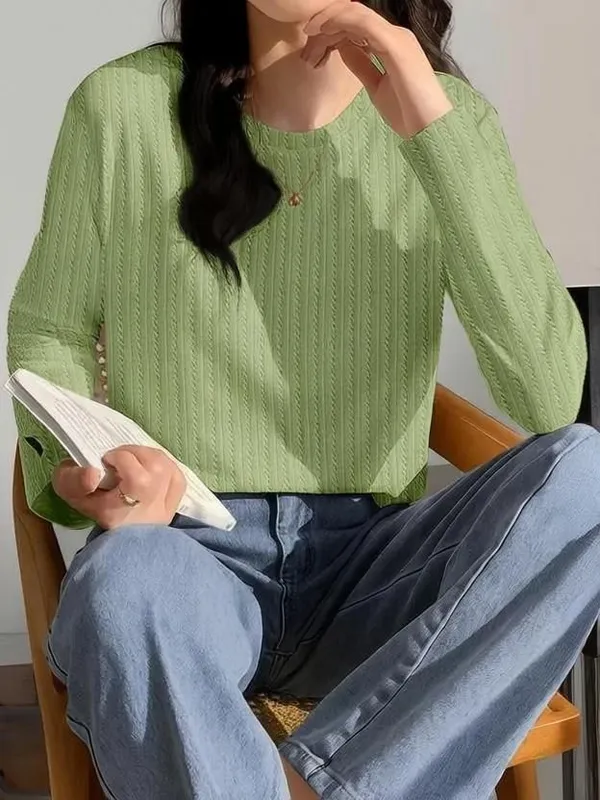 Green_Polyester_Top_For_Women