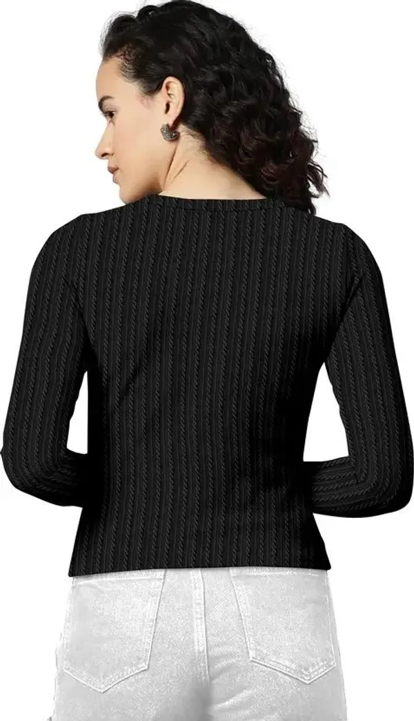 Black_Polyester_Top_For_Women