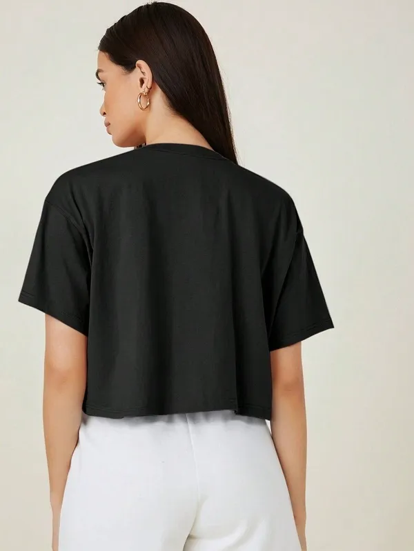Black_Polyester_Top_For_Women