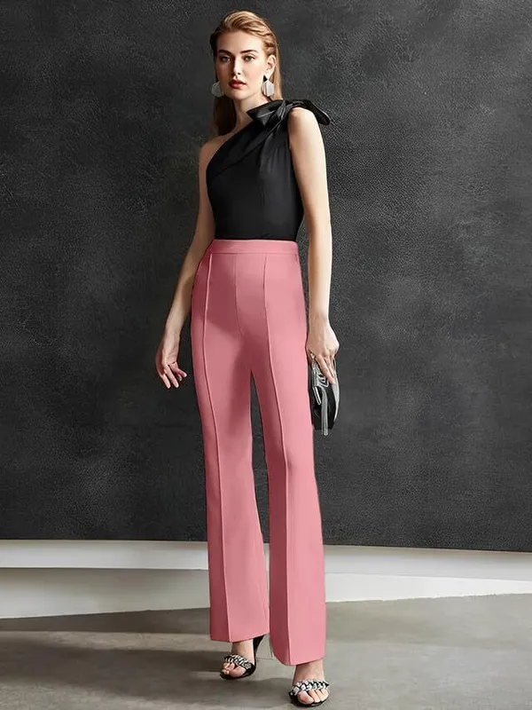 Pink_Lycra_Trouser_For_Women