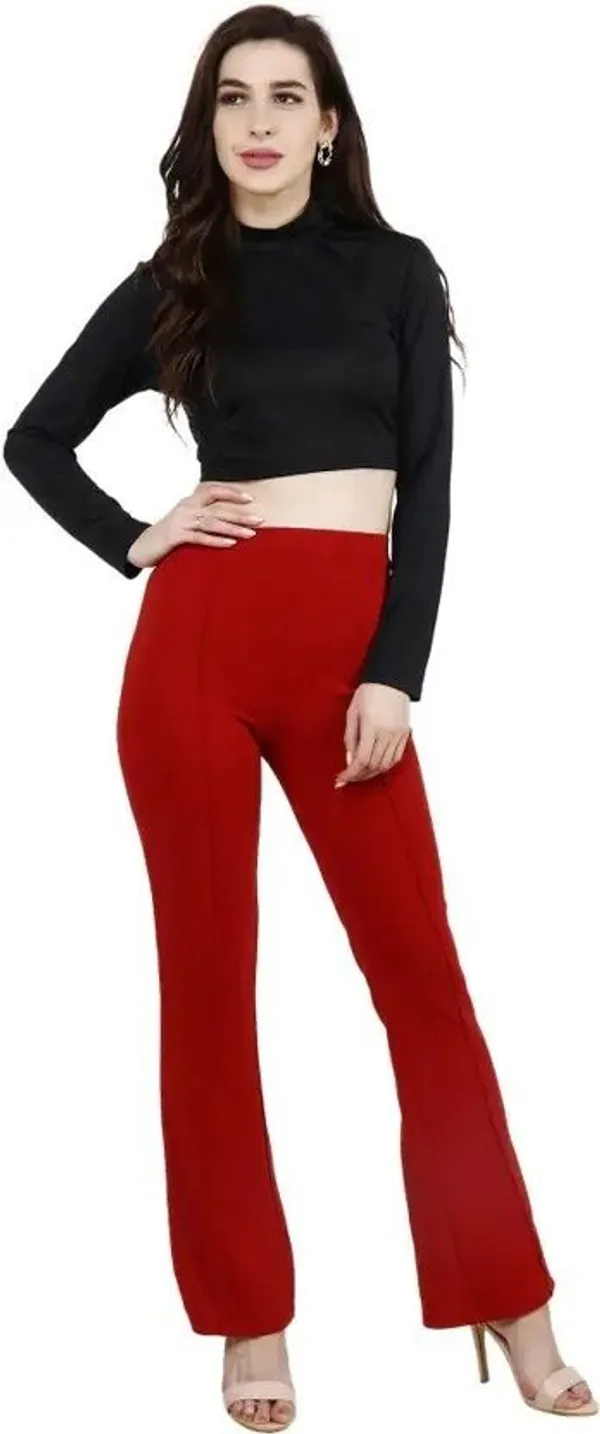 Red_Cotton_Trouser_For_Women