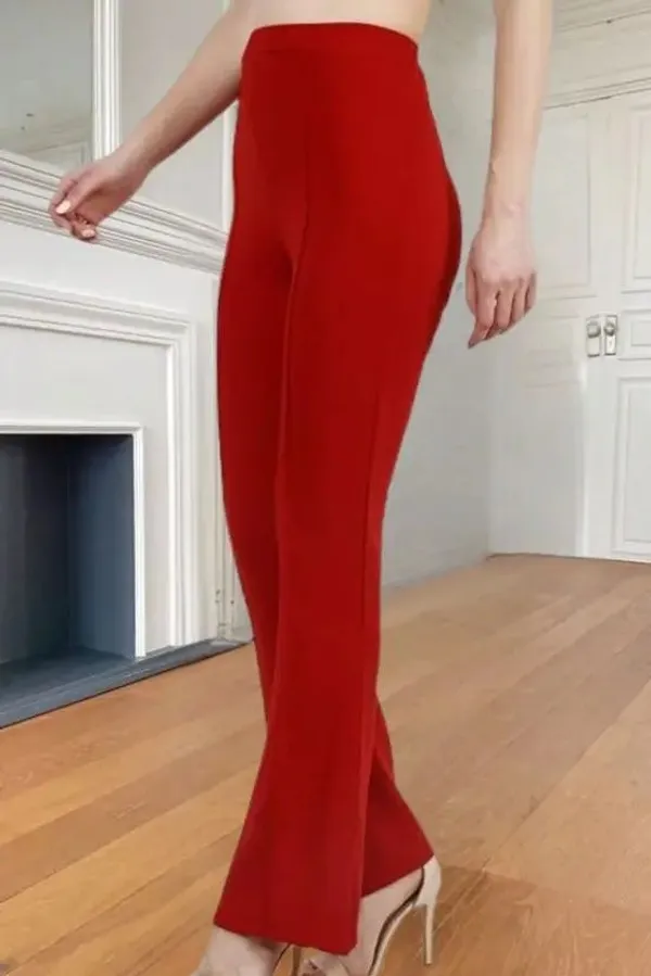Red_Cotton_Trouser_For_Women