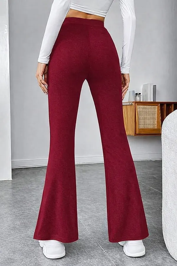 Maroon_Cotton_Trouser_For_Women