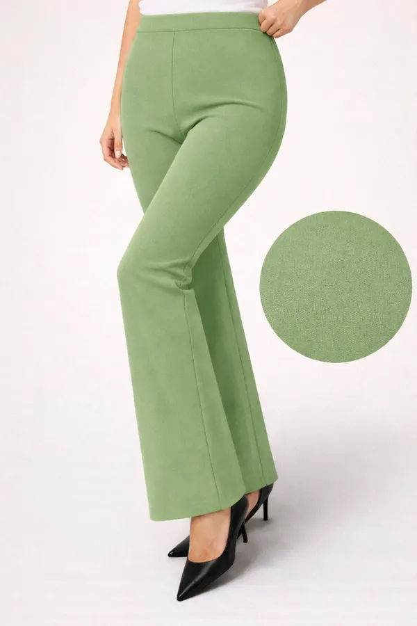 Light_Green_Viscose_Rayon_Trouser_For_Women