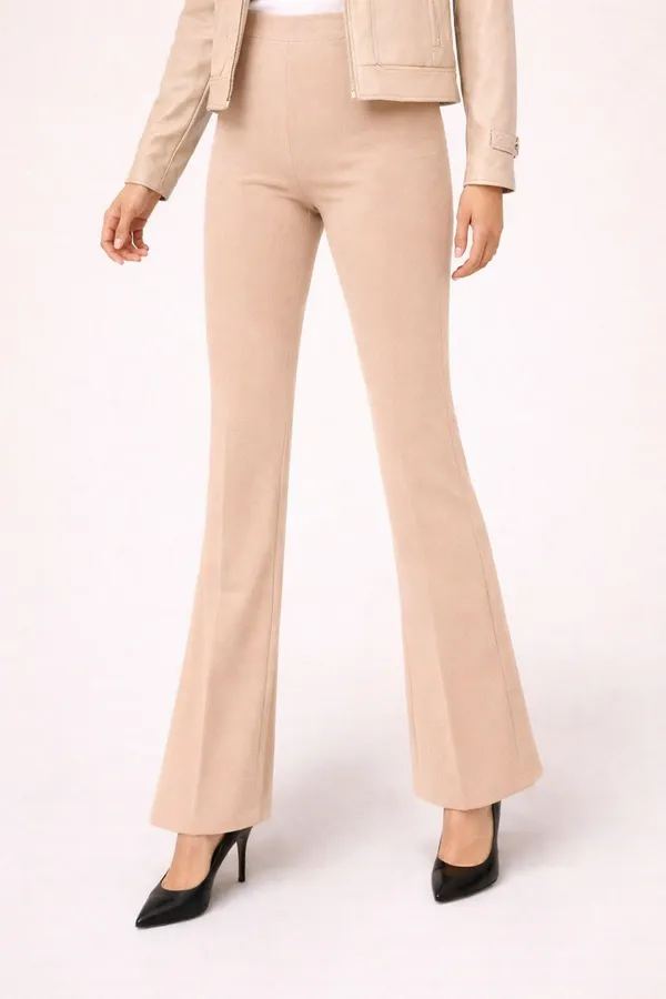 Light_Beige_Viscose_Rayon_Trouser_For_Women