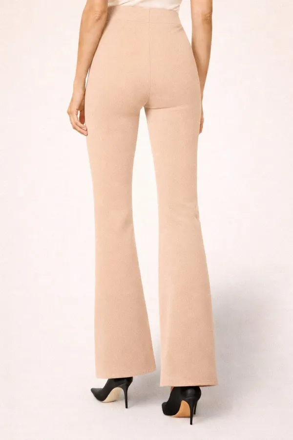 Light_Beige_Viscose_Rayon_Trouser_For_Women