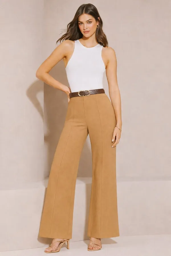 Yellow_Viscose_Rayon_Trouser_For_Women