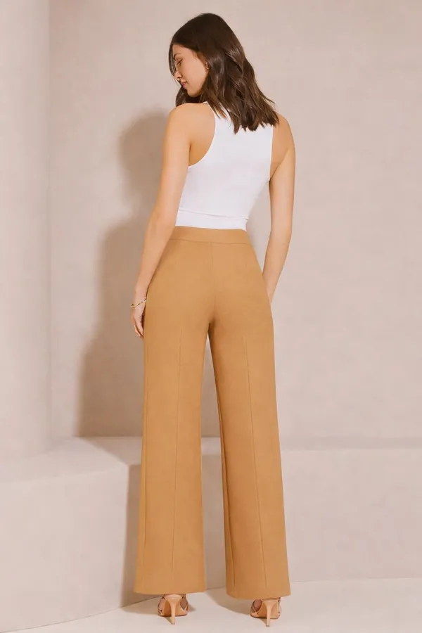 Yellow_Viscose_Rayon_Trouser_For_Women