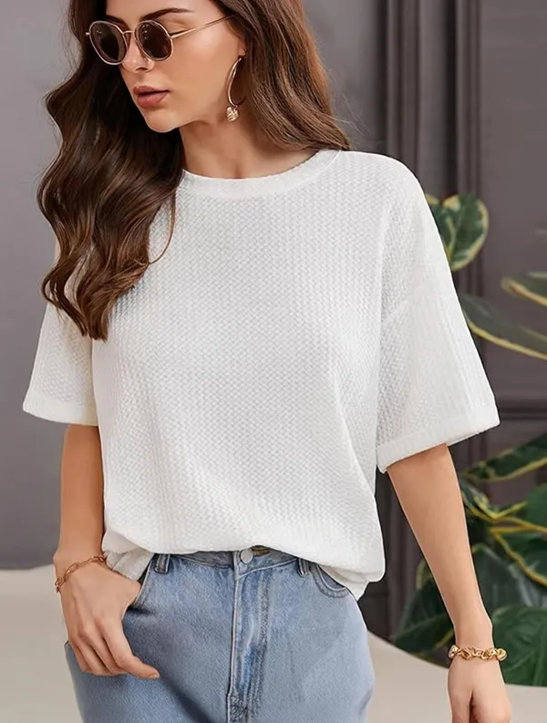 White_Wool_T-Shirt_For_Women