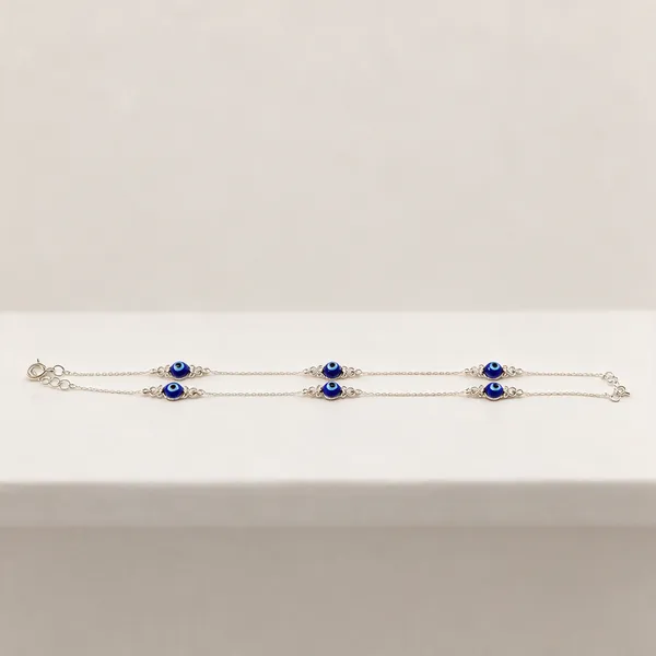 Silver_And_Blue_Silver_92.5%_Women_Anklet_For_Women