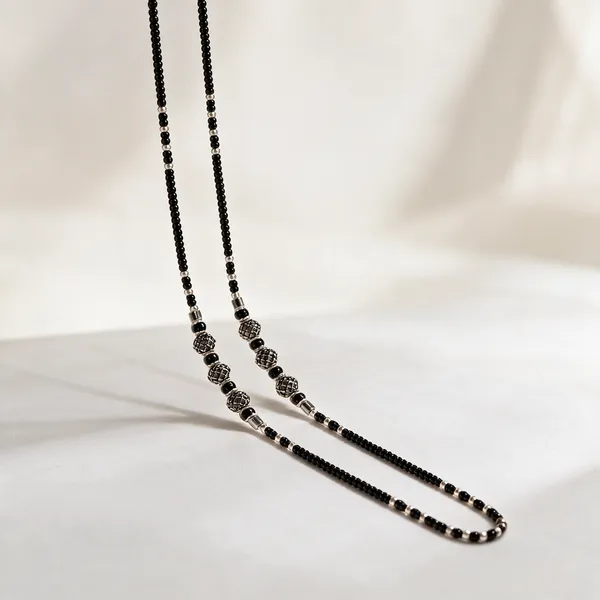 Black_Silver_92.5%_Women_Evil_Eye_Anklet_For_Women