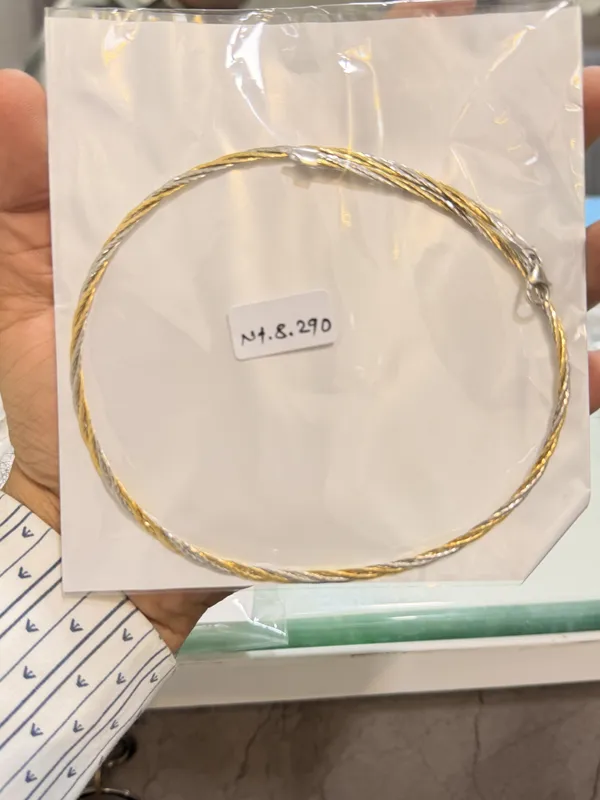 Gold_And_Silver_Tone_Twisted_Necklace_for_Women