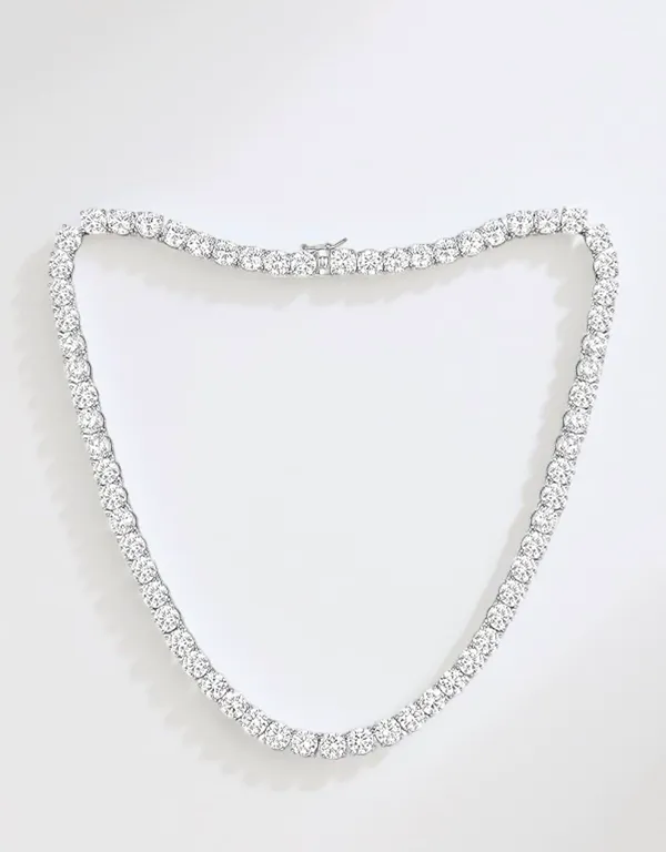 Silver_Tone_Crystal_Tennis_Necklace_for_Women
