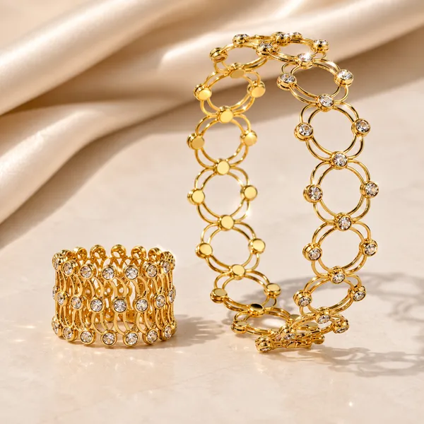 Gold_Silver_92.5%_Women_Ring_Cum_Bracelet_For_Women