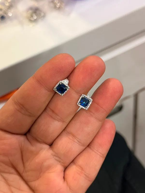Blue_Square_Stone_Stud_Earrings_for_Women