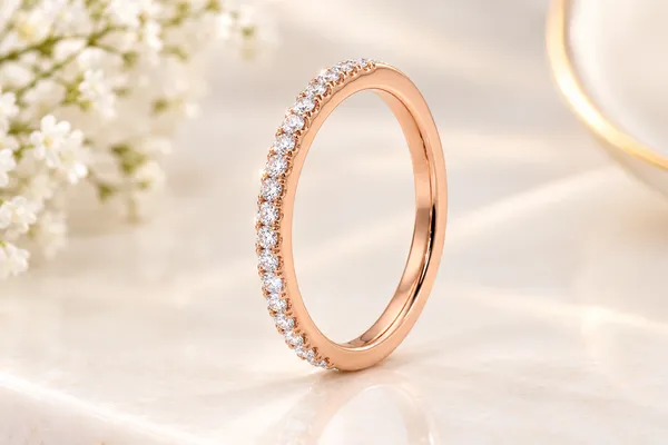 925_Silver_Sterling_Silver_Rose_Gold_Sunset_Spark_Ring_For_Women