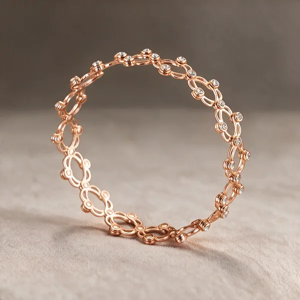 Rose_Gold_Silver_92.5%_Women_Ring_Cum_Bracelet_For_Women