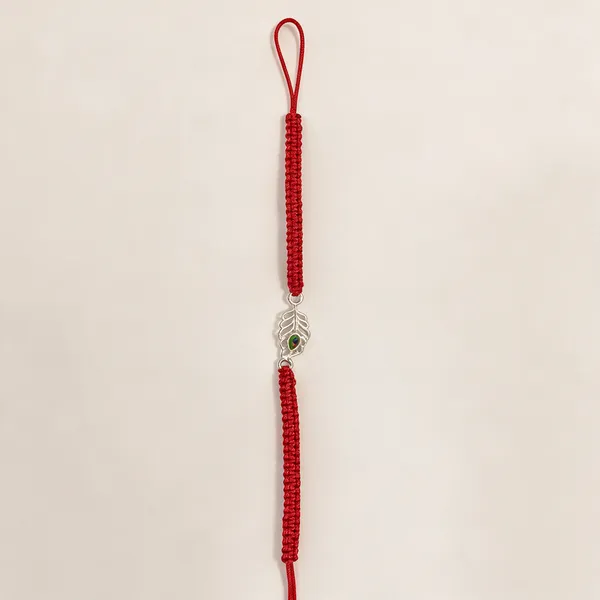 Red_Silver_92.5%_Men_Rakhi_For_Men
