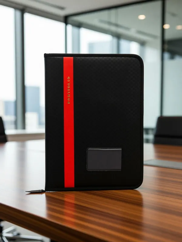 Zestale_Premium_Leatherette_File_Folder_Set_Of_1,_Black