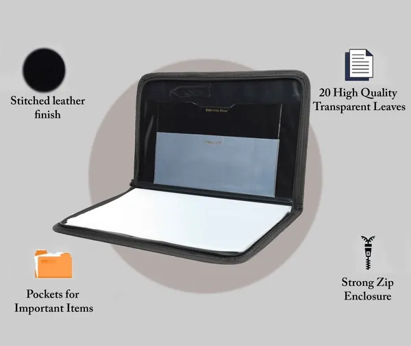 Zestale_Premium_Leatherette_File_Folder_Set_Of_1,_Black