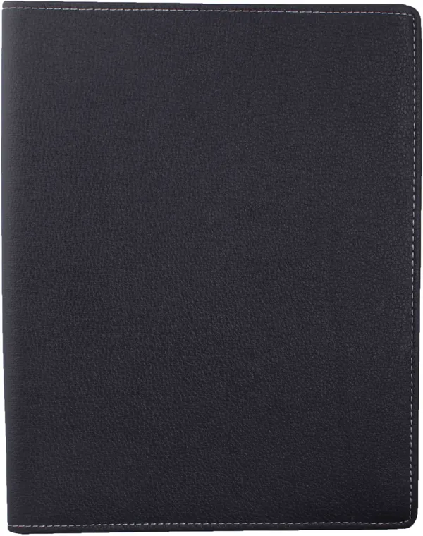 Zestale_Premium_Leatherette_Conference_Document_Folder_Set_Of_1,_Black