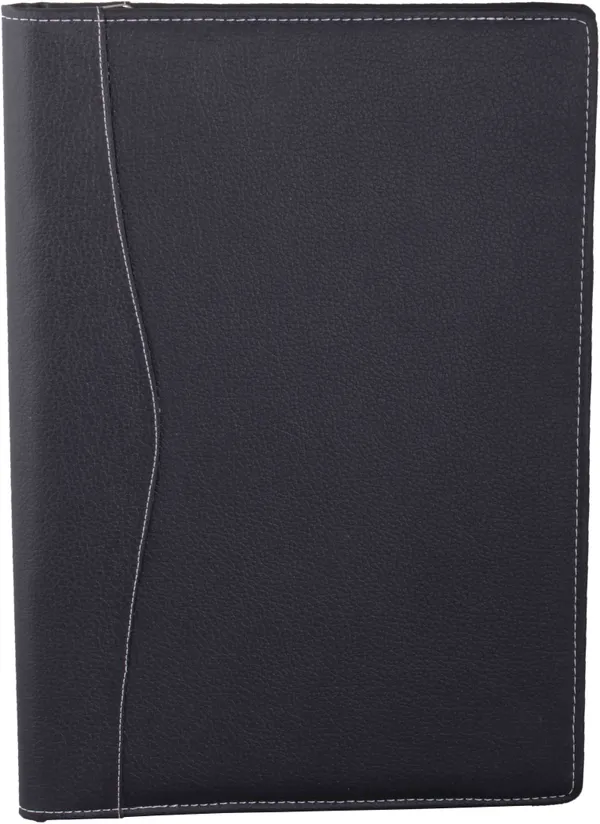 Zestale_Premium_Leatherette_Conference_Document_Folder_Set_Of_1,_Black
