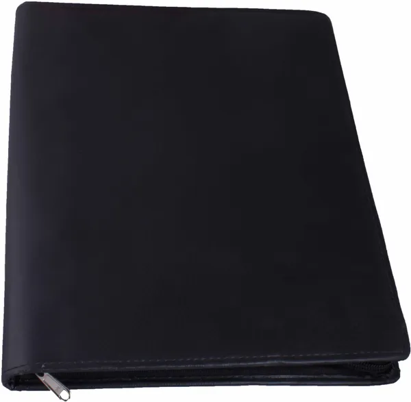 Zestale_Premium_Leatherette_Conference_Document_Folder_Set_Of_1,_Black