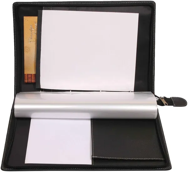 Zestale_Premium_Leatherette_4_Ring_Document_Folder_Without_Leaf_Set_Of_1,_Black