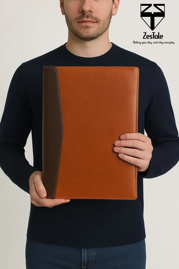 Zestale_Pu_Leather_Multipurpose_File_Folder/_Document_Folder_Set_Of_1,_Brown