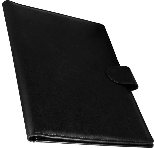 Zestale_Premium_Leatherette_Clip_Document_File_Set_Of_2,_Black