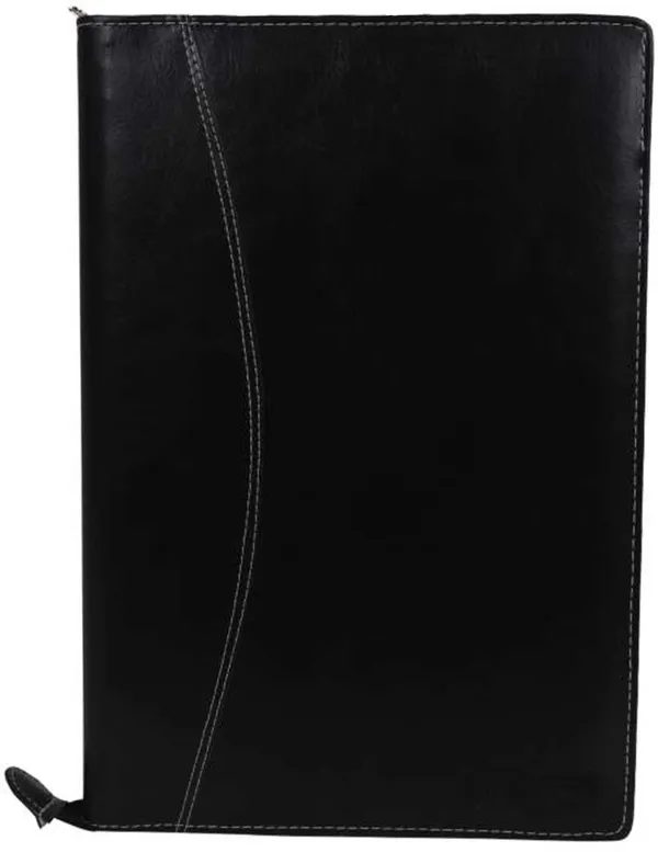 Zestale_Premium_Leatherette_Document_File_Folder_Set_Of_1,_Black