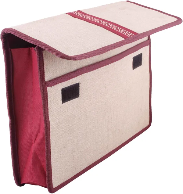 Zestale_Jute_Document_Folder_Bag_Set_Of_1,_Multicolor