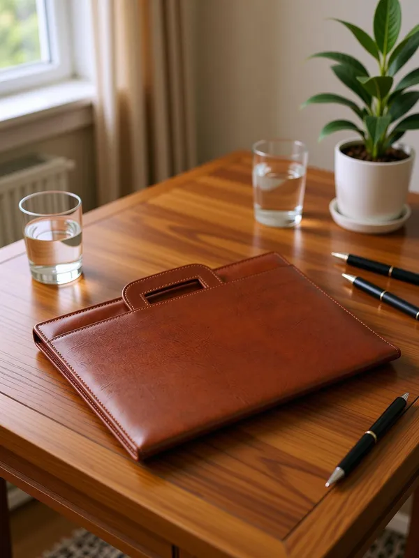 Zestale_Pu_Leather_Adjustable_Handle_2_Ring_Document_File_Folder_With_20_Leafs_Set_Of_1,_Brown