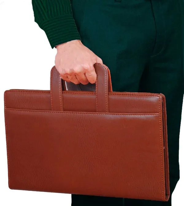 Zestale_Premium_Pu_Leatherette_2_Ring_Handle_Certificate_File_With_5_Fs_Size_Leaves,_Document_Folder_Set_Of_1,_Brown