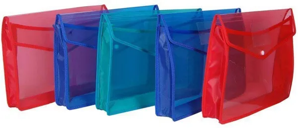 Zestale_Polypropylene_Multicolor_Transparent_File_Folder_Document_Bag_Set_Of_5_Set_Of_5,_Multicolor