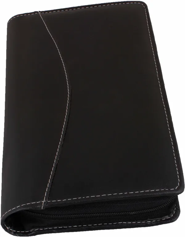 Zestale_Leatherette_Cheque_Book_Holder/Document_Holder_Set_Of_1,_Black