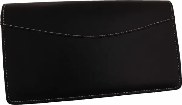 Zestale_Leatherette_Cheque_Book_Holder/Document_Holder_Set_Of_1,_Black