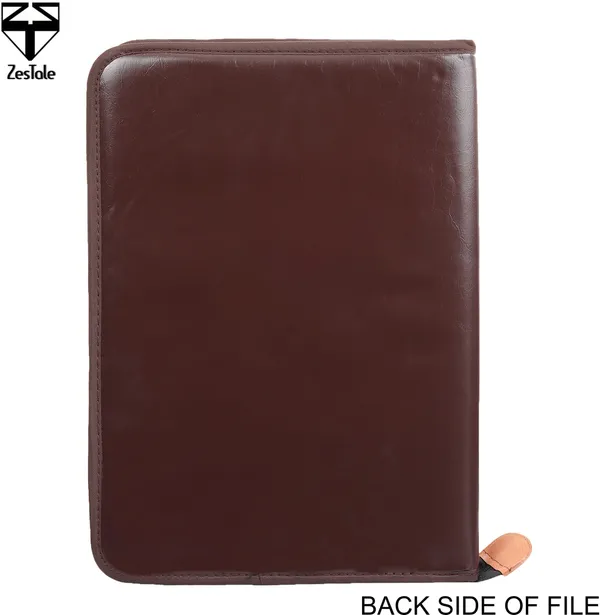 Zestale_Faux_Leatherette_Executive_Folder_Set_Of_1,_Multicolor