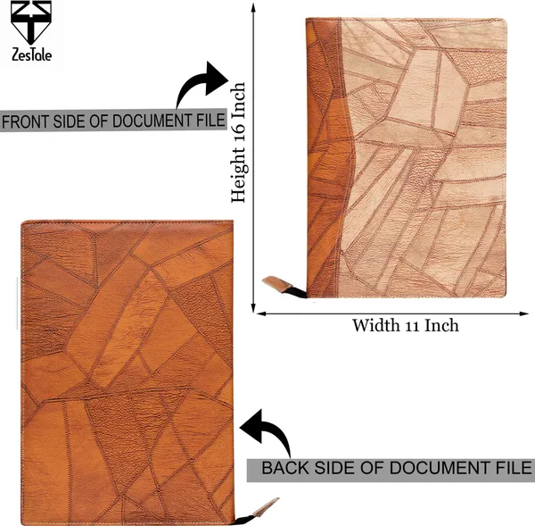 Zestale_Professional_Leatherette_File_Folder/Document_Holder_20_Leaves_Set_Of_1,_Multicolor