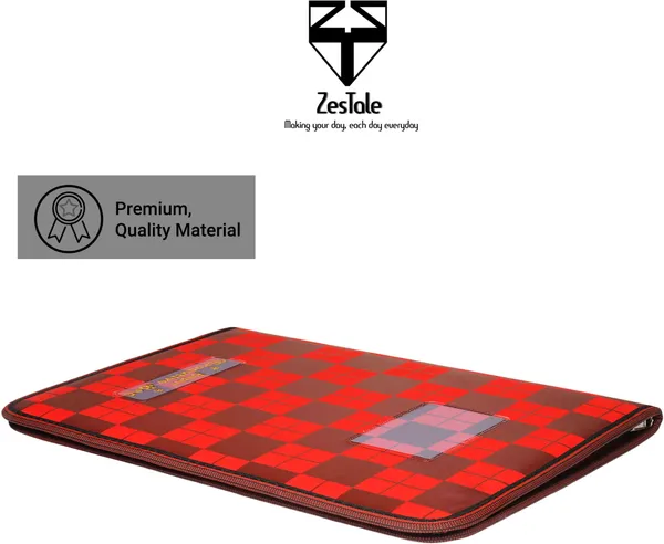 Zestale_Pu_Leather_File_Folder/Document_Holder_20_Leaves_Set_Of_1,_Multicolor
