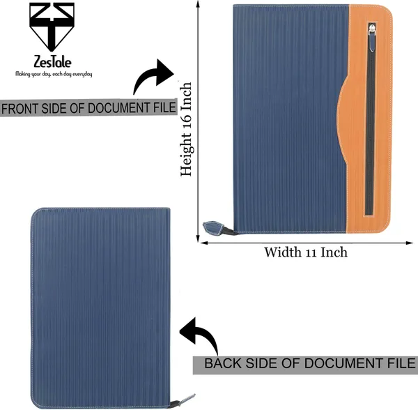 Zestale_Professional_Leatherette_File_Folder/Document_Holder_20_Leafs_Set_Of_1,_Multicolor_Set_Of_1,_Multicolor